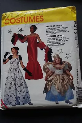 McCalls 7345 Movie Star Queen Flapper Bride Show Girl Costume Size 10-12 Pattern • $7.50