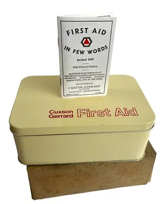 Vintage 1970s Metal First Aid Kit Box / Cuxson Gerrard With Contents VGC • £24.99