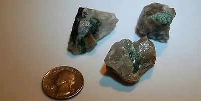 Green Tourmaline 3 Specimen Mined In The Maine Mountains  • $60