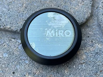 (1) Miro Custom Wheel Center Cap Black Finish Machined Center Mg-p1563 • $8.65