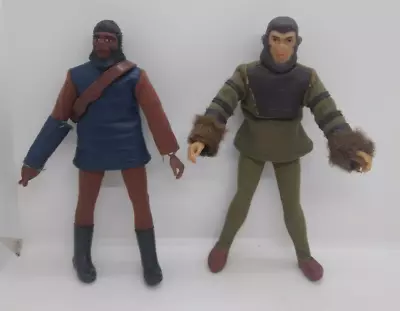 Vintage Mego Planet Of The Apes Cornelius & Soldier Action Figures • $90.19