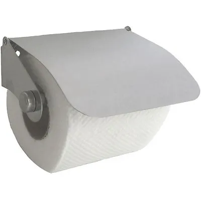 £6.99 • Buy New Designer Wall Toilet Roll Paper Holder Cover Chrome Silver -fixings Included