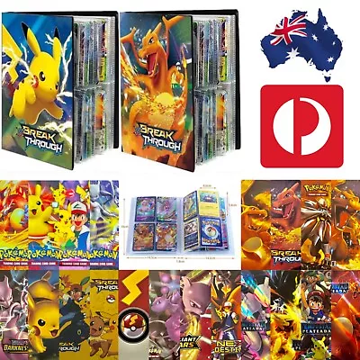 Pokemon Cards Book（Medium Size) Collection Card Sleeve Case Binder Kids Gift • $8.69