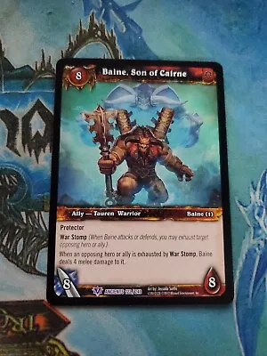 WOW World Warcraft TCG  War The Ancients Baine Son Of Cairne EPIC • $4.99