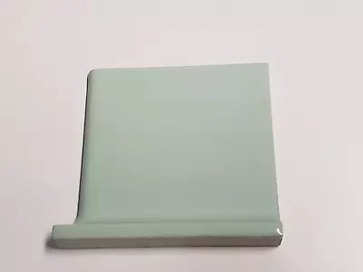 Vtg. TILECREST Ceramic Tile Corner Base Bullnose Lt. Green Mint NEW NOS V2 • $7