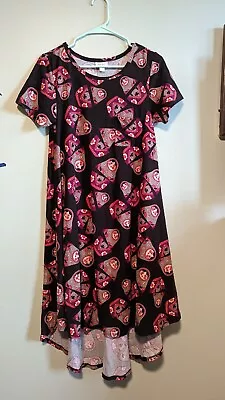 Lularoe Carly Dress Russian Babushka Nesting Doll Print On Brown Sz XXS • $12