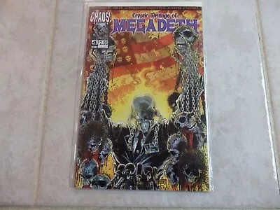 Megadeth Cryptic Writings Comic Book #4 Hard Rock Heavy Metal Rare Out Of Print • $3.99