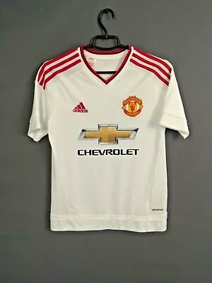 Manchester United Jersey 2015 2016 Away 13-14 Y Youth Shirt Adidas AI6360 Ig93 • $15.29