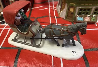  One Horse Open Sleigh  Department 56 Heritage Village Collection Dept. 5982-0 • $12