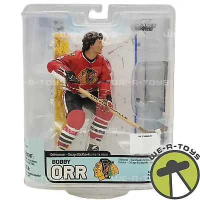 NHL Chicago Blackhawks Bobby Orr Action Figure 2007 McFarlane Toys # 75572 NRFP • $49.45
