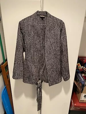 J. Crew Point Sur Donegal Tweed Wrap Jacket M Medium Size L • $10