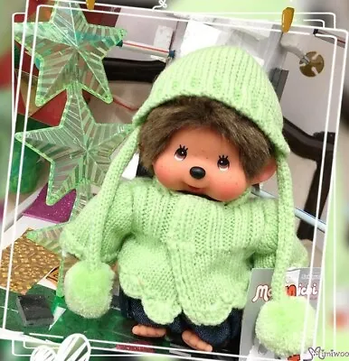 239700 Monchhichi S Size Dressed Knit Coat & Cap Girl ~ FREE SHIP ~ Mimiwoo ~~~ • $33.95