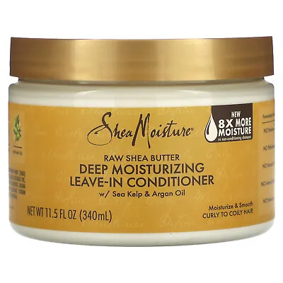 Raw Shea Butter Deep Moisturizing Leave-In Conditioner Curly To Coily Hair • $15.26