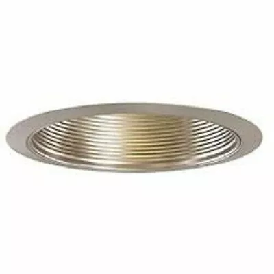 £14.82 • Buy HALO 353SN, 6  Trim Metal Baffle Satin Nickel Trim With Satin Nickel Baffle