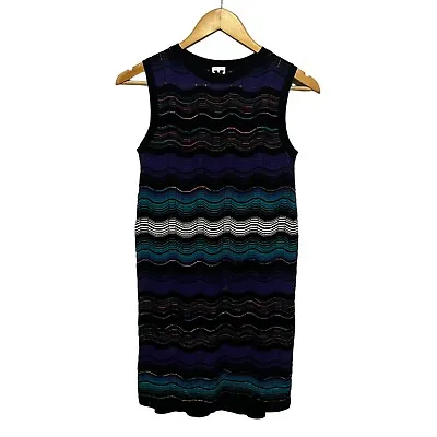 M Missoni Sleeveless Dress Size 4 Geometric Print Multicolor • $59.95