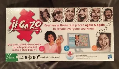 NEW Sealed Hasbro Jigazo Build Personalize Mosaic Puzzle 300 Family Piece • $19.95