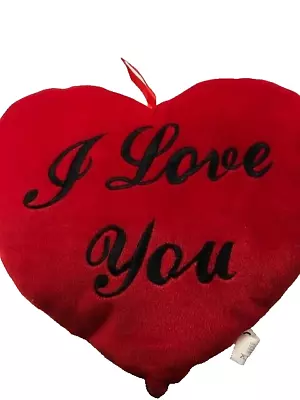 Valentine's I Love You Heart Cushion 30cms • £12.99