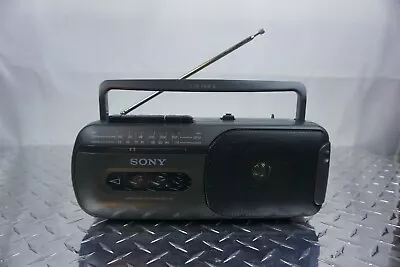 Vintage  Sony CFM-155 Radio AM FM Cassette Player  Recorder 90s Tested. • $24.95