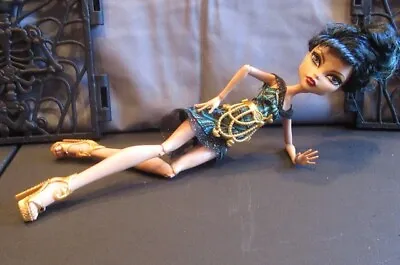 Monster High Doll Frights Camera Action! – Black Carpet Cleo De Nile • $12