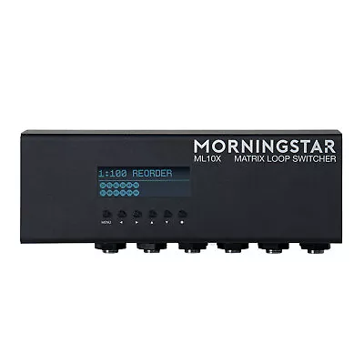 Morningstar Engineering ML10X Stereo Reorderable Loop Switcher Pedal • $399