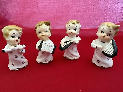 Set Of 4 Ucagco Japan Vintage 60’s Ceramic Boy Band Figurines • $29.99