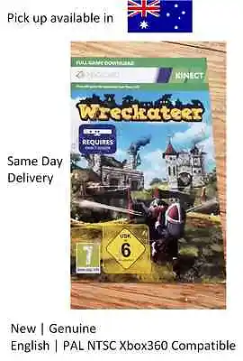 Xbox 360 Game : Kinect Wreckateer Full Game Download Card ! Pickup Avail ! • $7.81