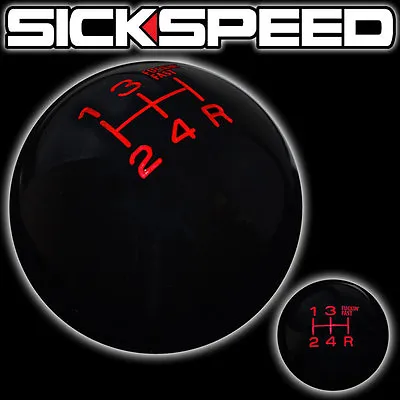 Black/red Fing Fast Shift Knob 5 Speed Short Throw Shifter Lever 12x1.25 K03 • $28.88