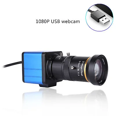 1080P HD USB Camera Computer Camera Webcam 2 Megapixels 80Degree Wide Angle H3O9 • $56.39