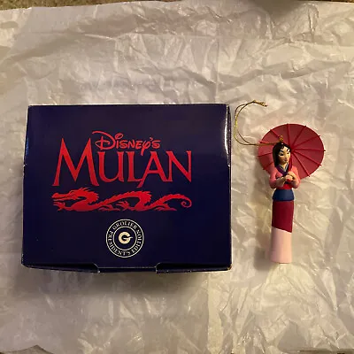 Vintage MULAN Disney Grolier President's Edition Christmas Ornament New • $21.99