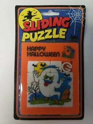 Vintage 1980'S Plastic Sliding Tile Puzzle Ghost New In Package Sealed Rare U170 • $22.99