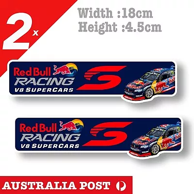 Red Bull Racing V8 SUPERCARS Holden Commodore Car  Vinyl  Sticker  • $7.80