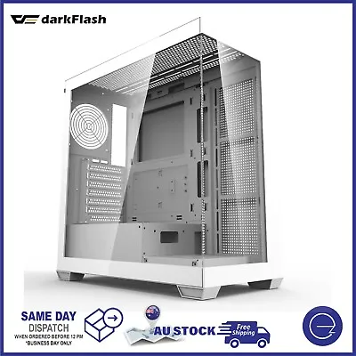 DarkFlash Computer PC Case ATX Gaming Tower Without Fan (DS900) • $129