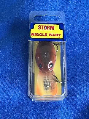 Vintage Storm Pre Rapala Wiggle Wart V62 Crankbait Fishing Lure Sealed🍒🍒 • $54.99