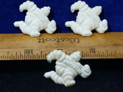 3X Vintage 1 1/4  Running Michelin Man (tire) Hard Plastic FigureAutomotive • $15.99