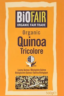 £8.48 • Buy Bio Fair Tri-Colore Organic Quinoa Grain 500g