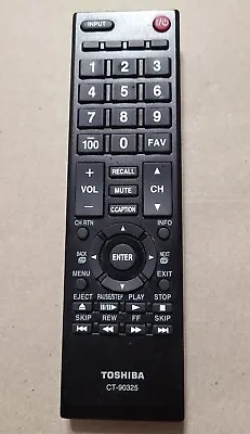 $7.99 • Buy TV Remote Control CT-90325 For Toshiba 50L2200U 37E20 22AV600 32C120U