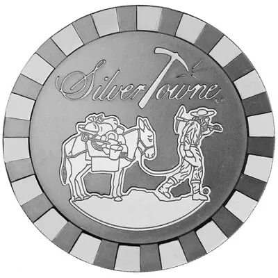 5 Oz SilverTowne Prospector Stackable Silver Round (New) • $168.19