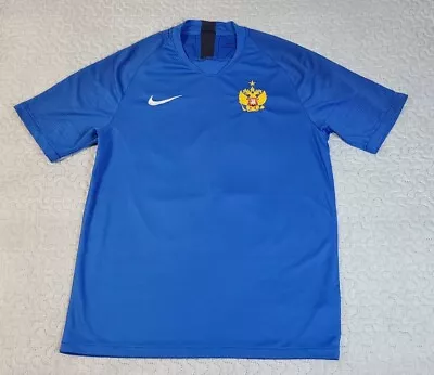 $29.99 • Buy NIKE DRI-FIT Russia ATC Team Soccer Jersey Blue Size Medium Russia 