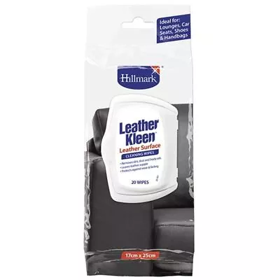 Hillmark - Leather Kleen Wipes 20 Pack • $6.95