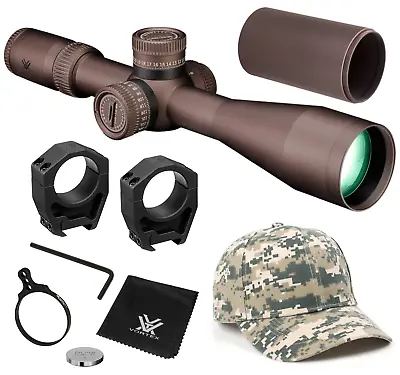 Vortex Optics Razor HD Gen III 6-36x56 EBR-7D Riflescope W/ Rings And Hat Bundle • $3099