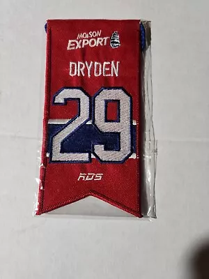 2007 Ken Dryden Montreal Canadiens #29 Retirement Banner Nhl Hockey Rds Molson * • $19.99