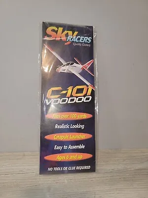 1996 Sky Racers C-101 Voodoo Model Airplane Glider New!!! Very Rare • $39.99