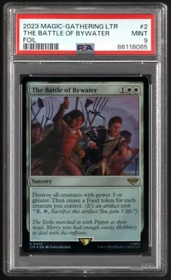 The Battle Of Bywater Psa 9 Sorcery Foil #2 Sp 2023 Magic The Gathering Ltr Tcg • $0.99