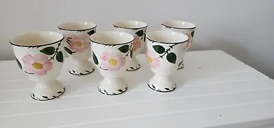 Villeroy & Boch Germany  WILD ROSE 6 Chocolate Cups. EUC. Set/6. Hand Painted • $80