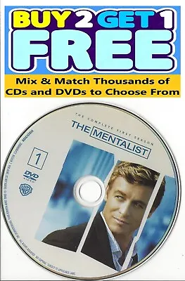 The Mentalist (DVD) First Season 1 Disc 1 Replacement Disc U.S. Issue! • $3.99