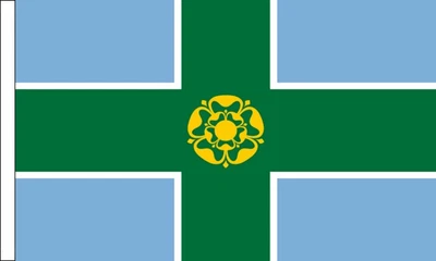 £2.69 • Buy 9  X 6  (23 X 15 Cm) Derbyshire Derby County British Polyester Hand Waving Flag
