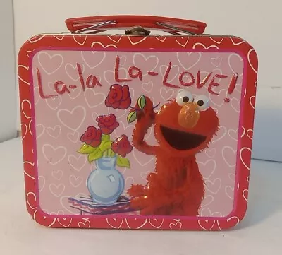2006 Sesame Street Elmo La-La-La-Love! Mini Tin Box  Lunch Box  • $11.47