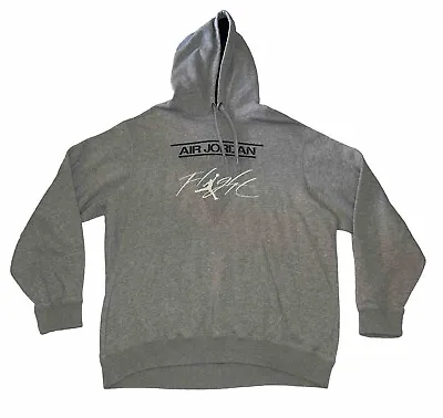 Nike Air Jordan Hoodie Mens XL Flight Jumpman Pullover Hooded Sweatshirt Gray • $34.94