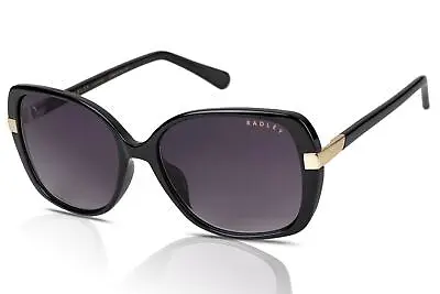 Radley Morwenna Sunglasses Women's 104 Gloss Black/Smoke Gradient • £43.99