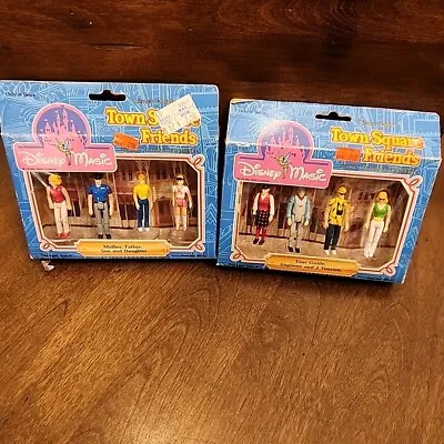 Disney Magic Town Square Figure Lot Set Tour Guide Family Engineer Tourist Mini • $24.99